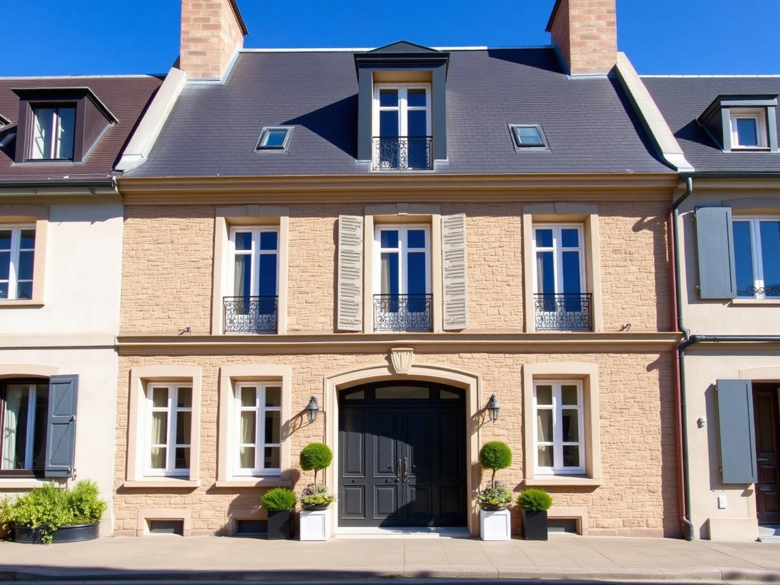 Façade d'une maison à Saint-Étienne, agence immobilière Loire